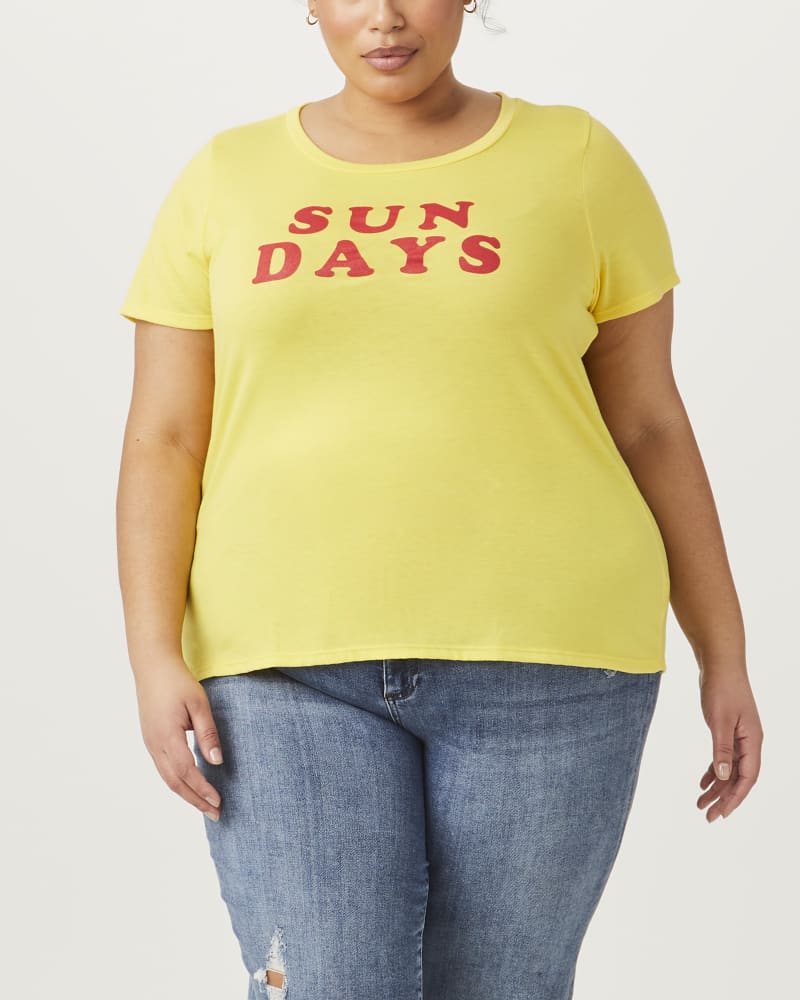 Front of plus size Laine Graphic Tee by Meri Skye | Dia&Co | dia_product_style_image_id:156615